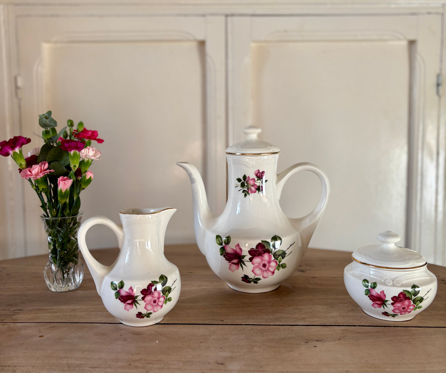 Service à thé ou café vintage - modèle Chinon de Gien