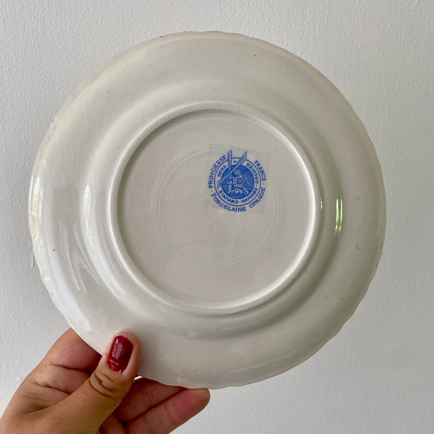 Lot de 10 assiettes à dessert vintage - Princesse de Moulin des Loups