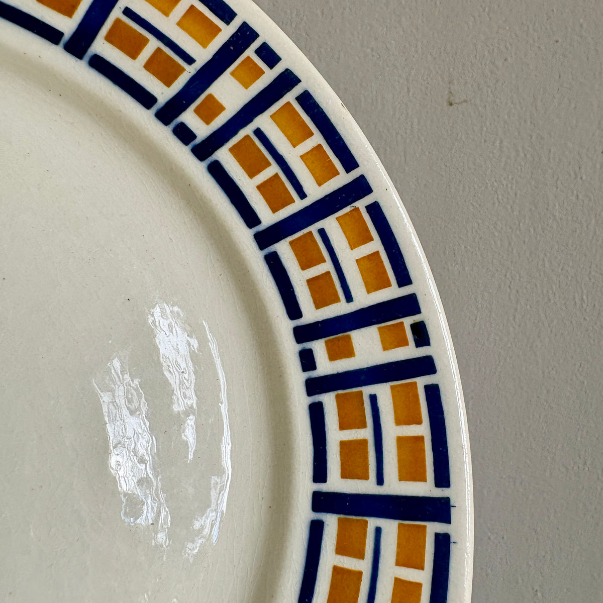 Lot de 8 assiettes plates anciennes - Robinson de Badonvillier