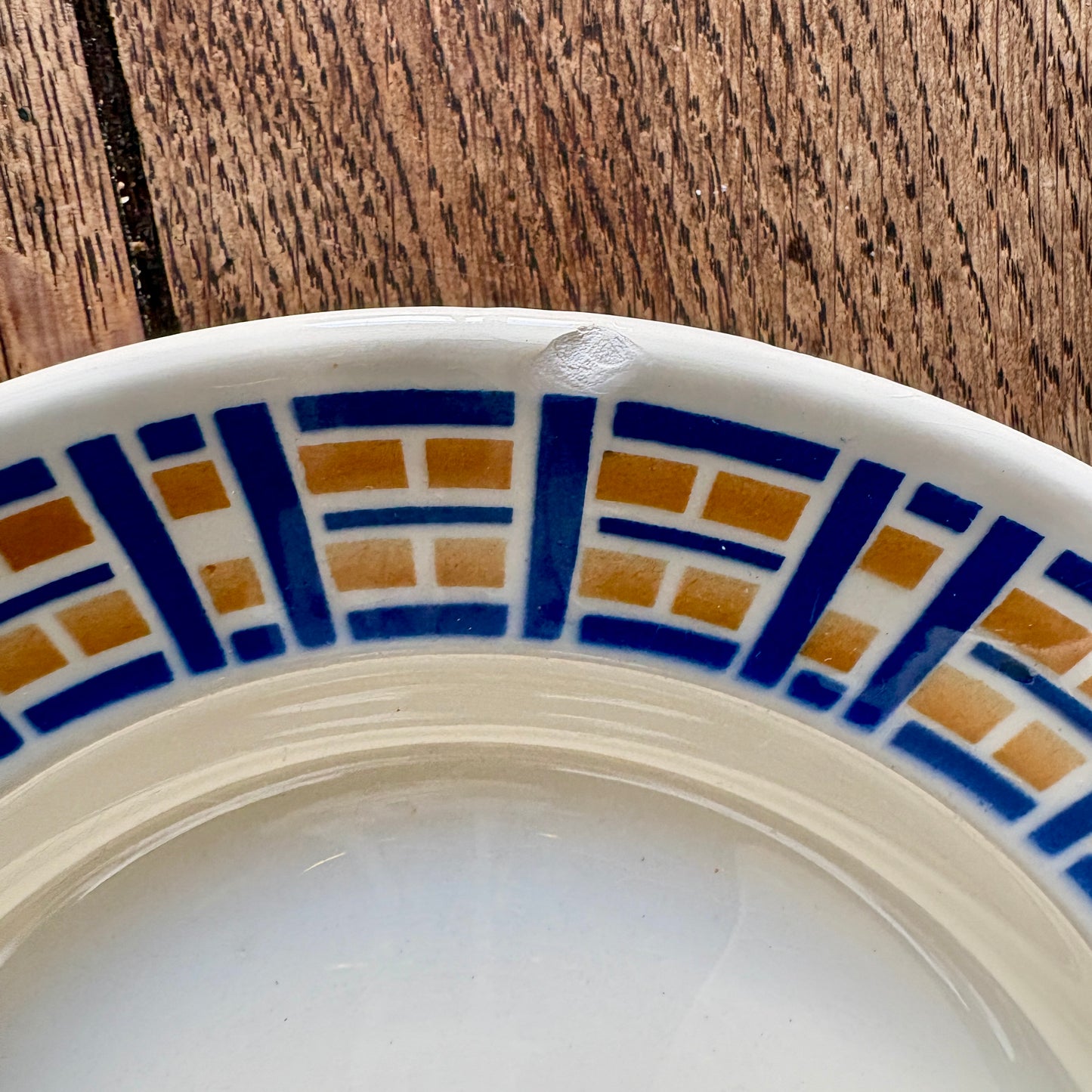 Lot de 6 assiettes creuses anciennes - Robinson de Badonvillier
