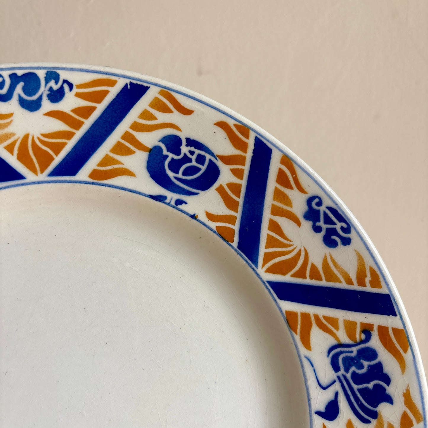 Lot de 8 assiettes plates anciennes - Canada de Moulin des Loups