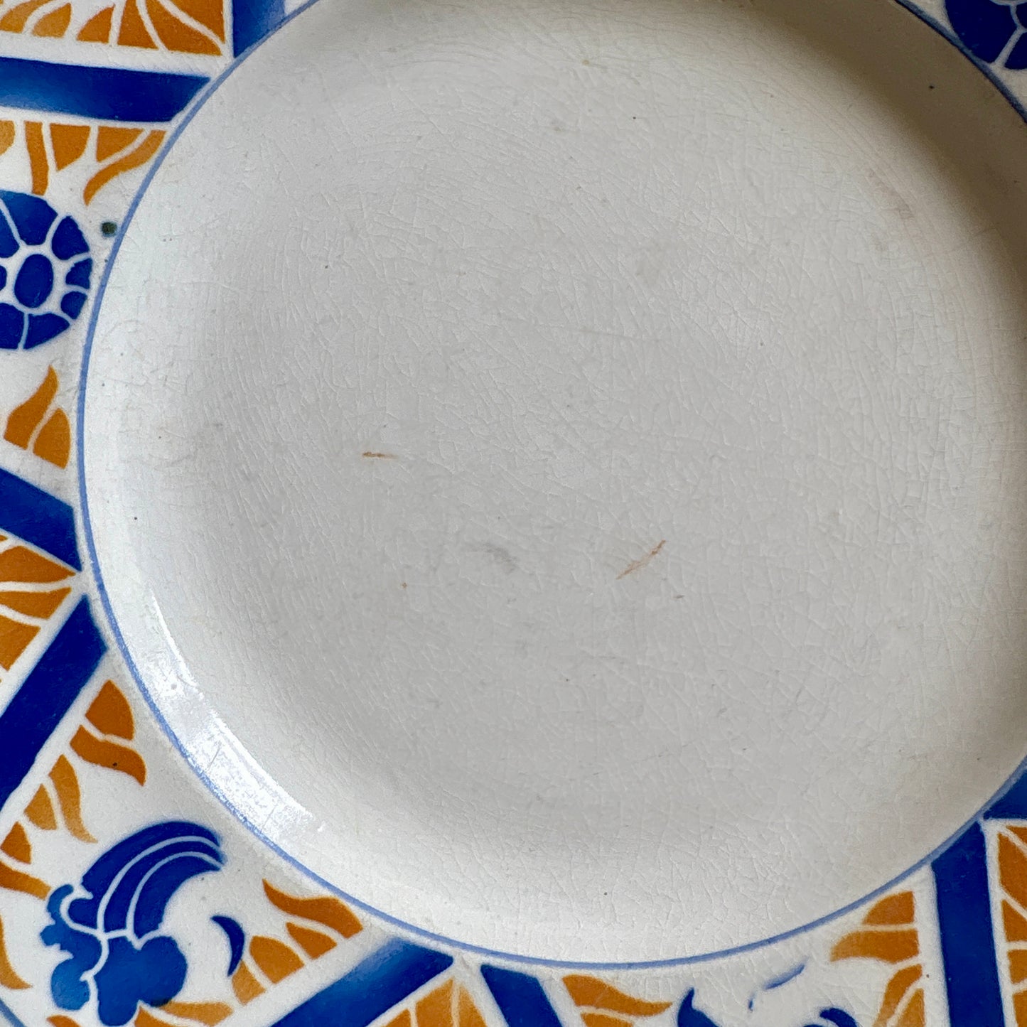 Lot de 8 assiettes plates anciennes - Canada de Moulin des Loups