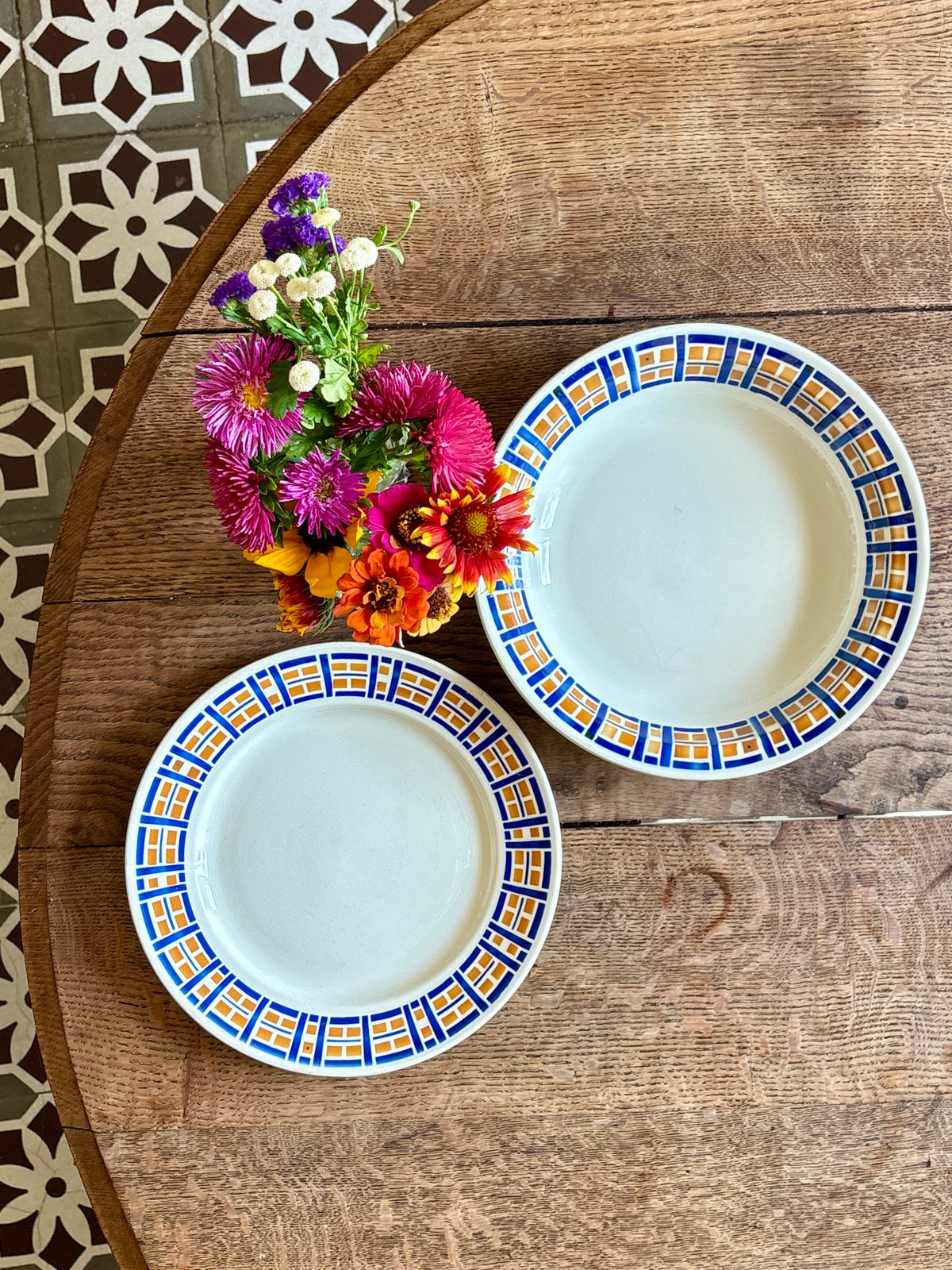 Lot de deux plats vintage - Robinson de Badonvillier
