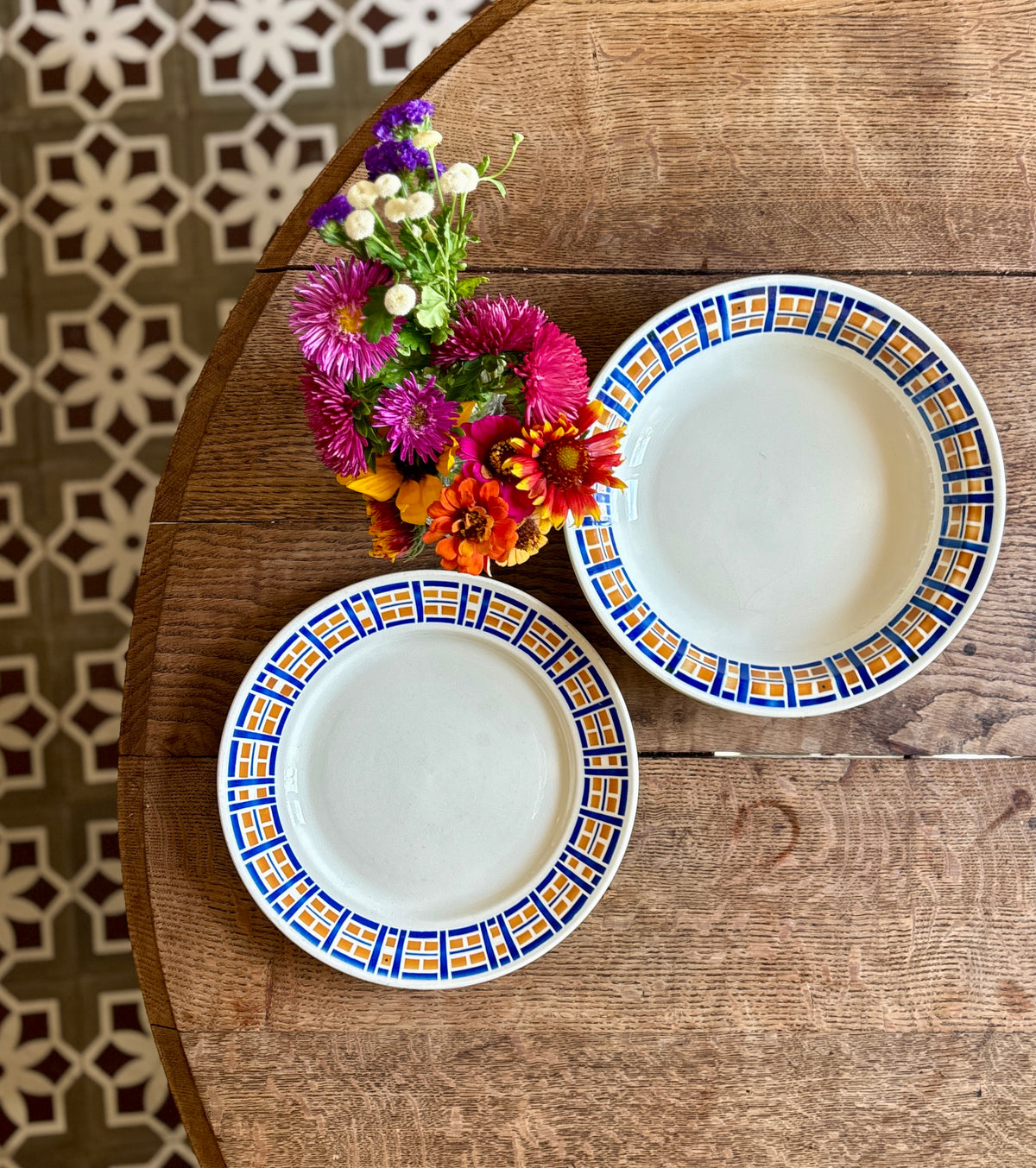 Lot de deux plats vintage - Robinson de Badonvillier