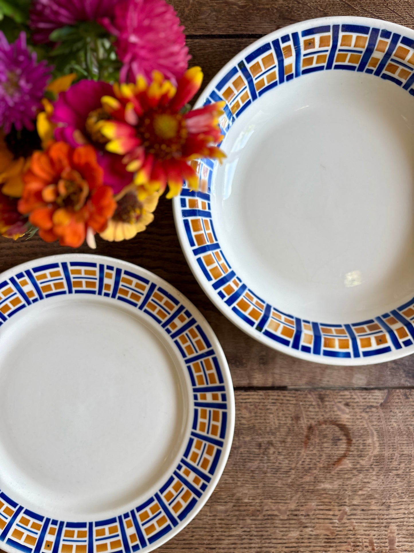 Lot de deux plats vintage - Robinson de Badonvillier