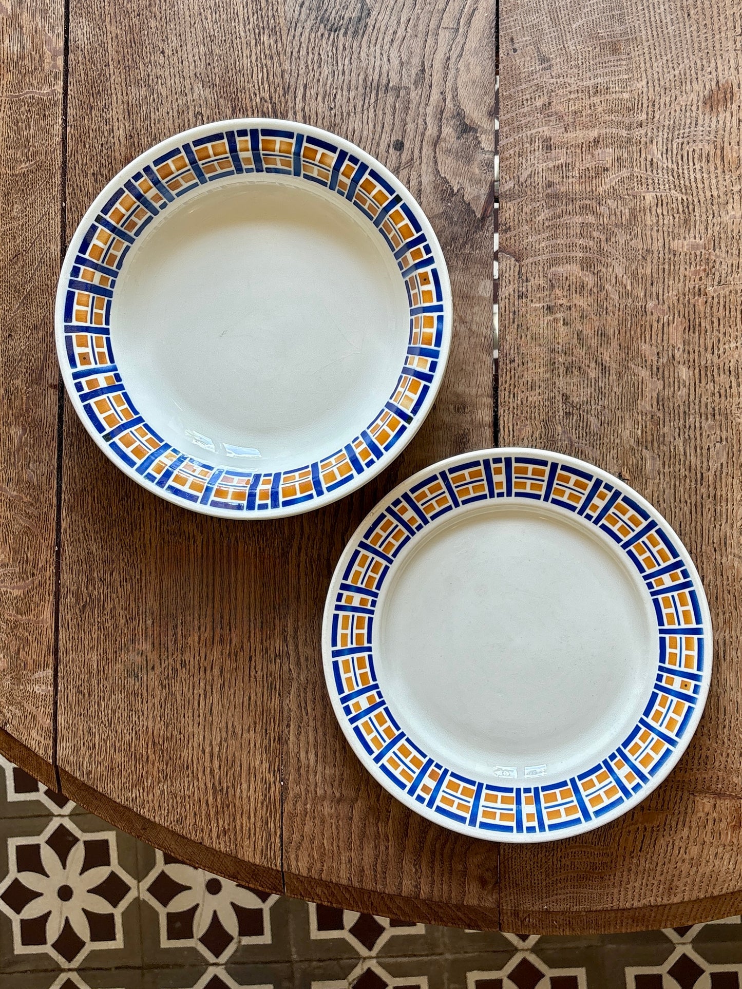 Lot de deux plats vintage - Robinson de Badonvillier