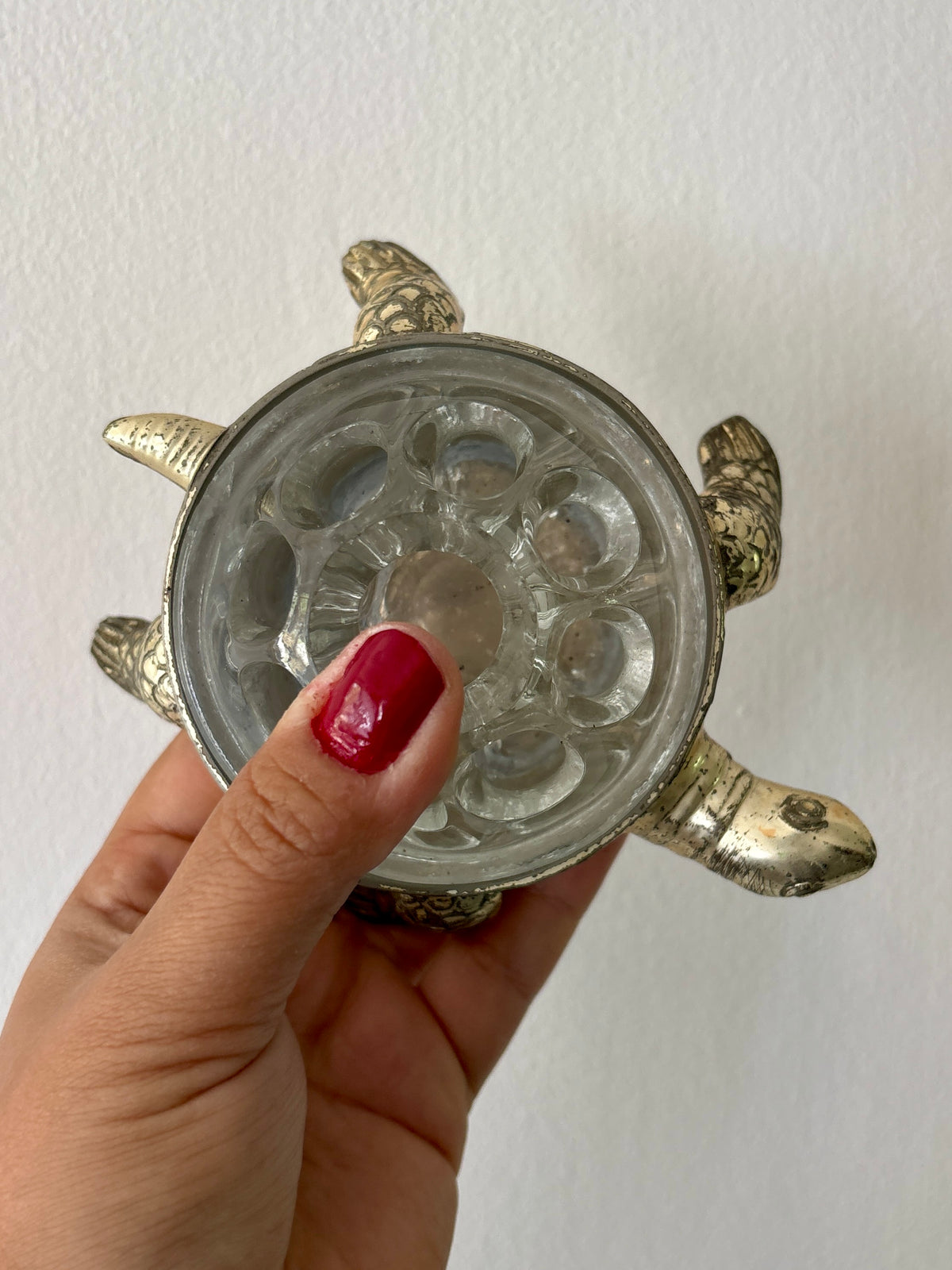 Pique fleur vintage tortue