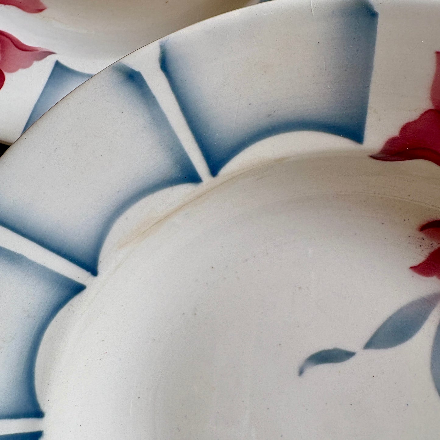Lot de 10 assiettes creuses vintage de Digoin