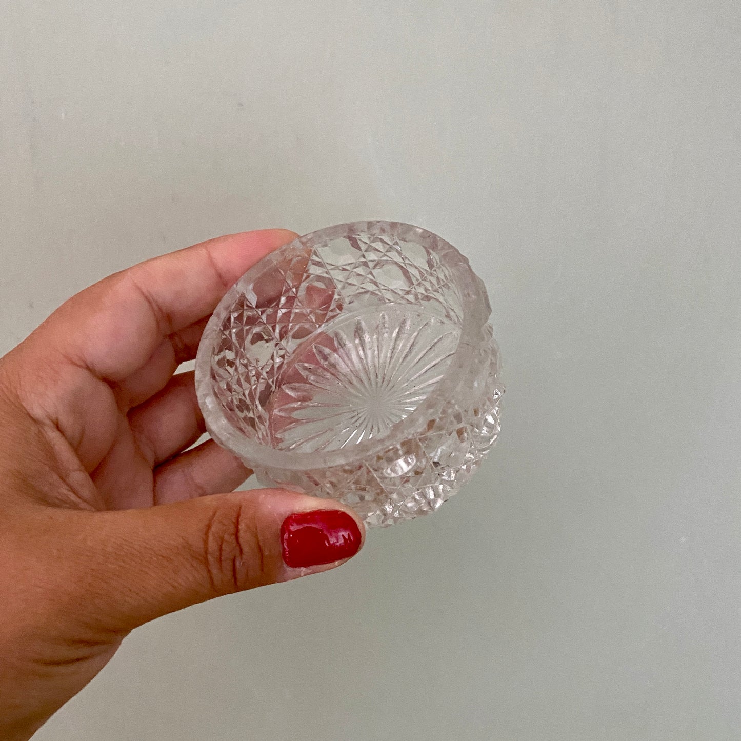 Lot de 3 ramequins en verre vintage