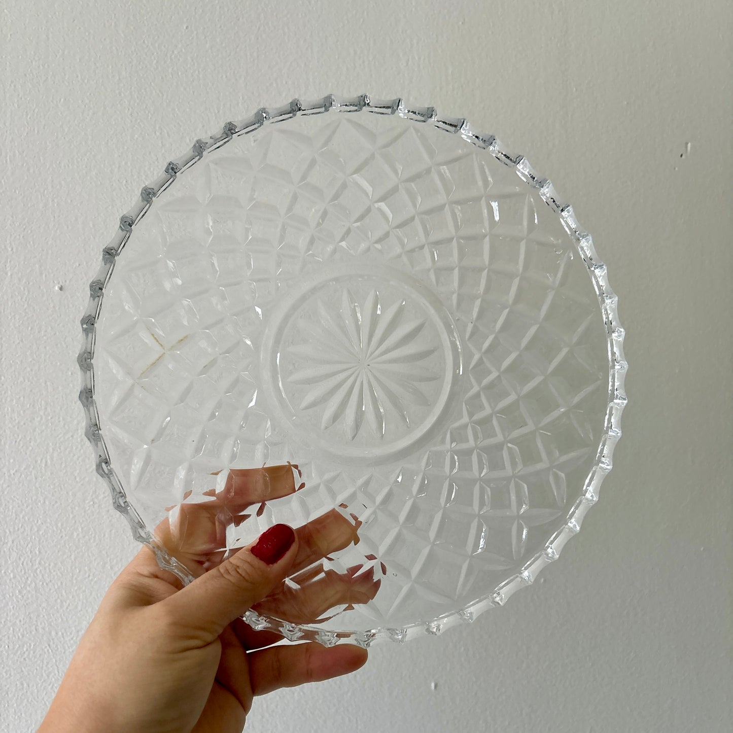 Lot de 6 dessous de plats, dessous de verres ou assiettes à présentation en verre