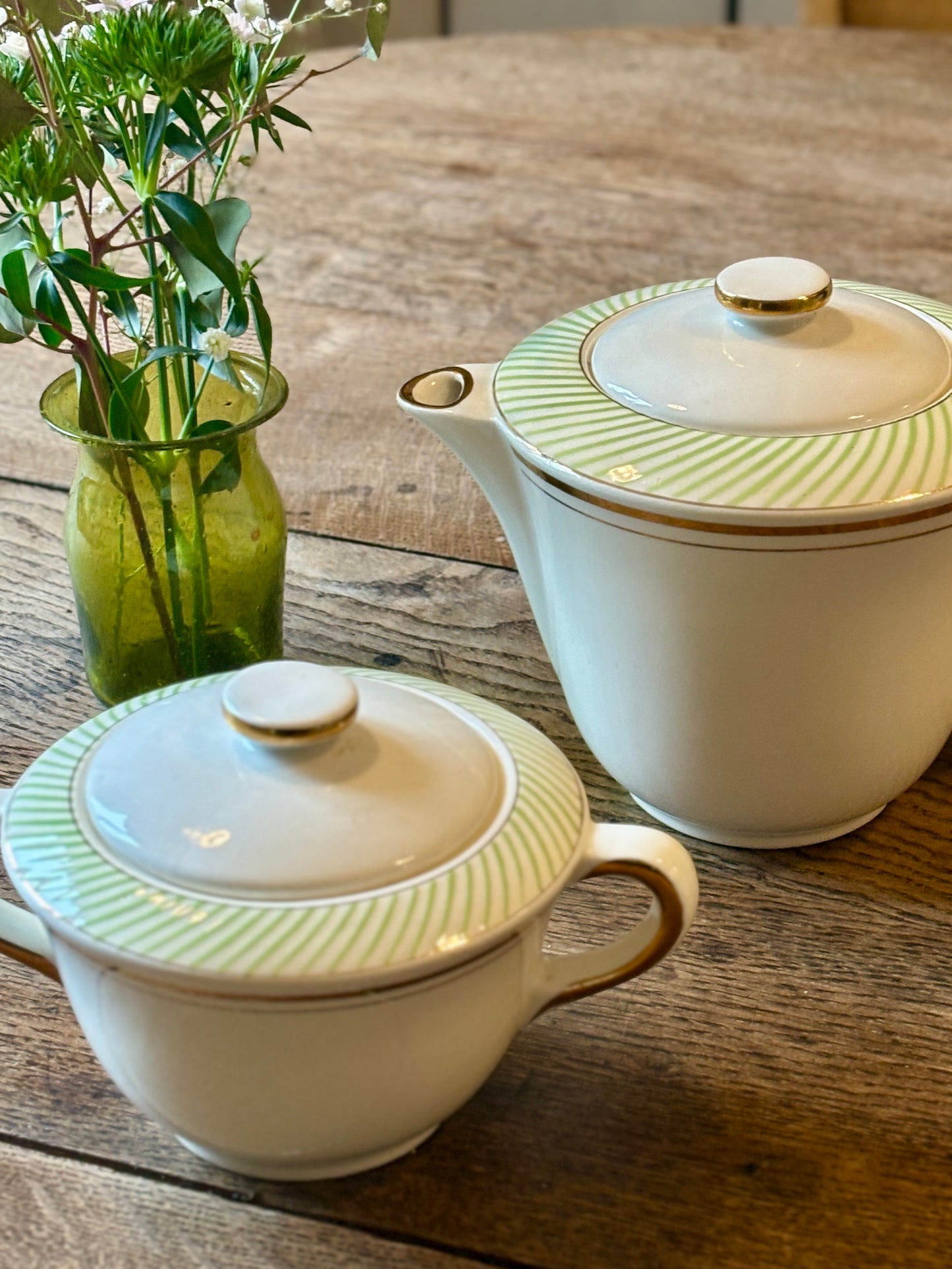 Théière et pot à sucre vintage - Arizona de Salins