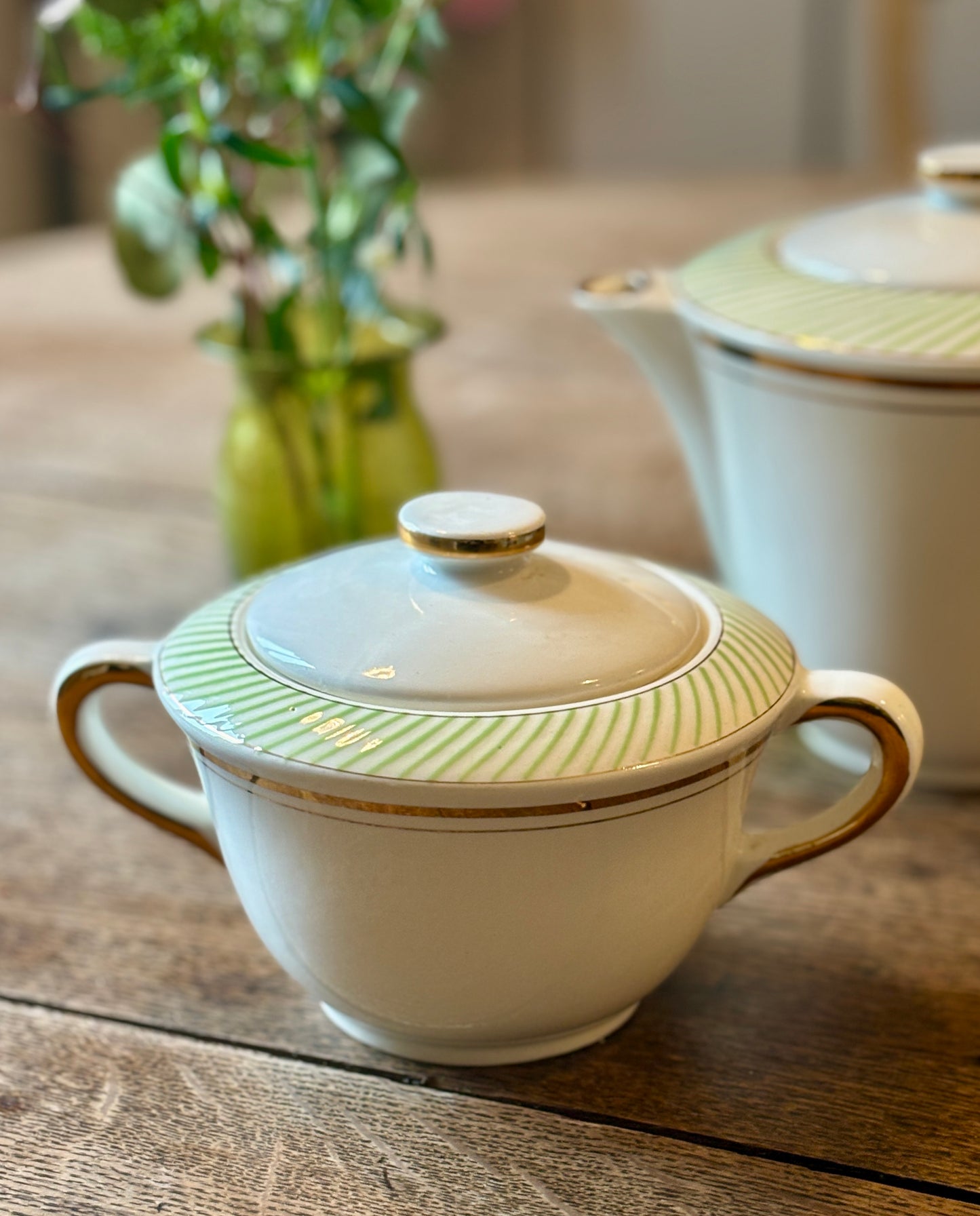 Théière et pot à sucre vintage - Arizona de Salins