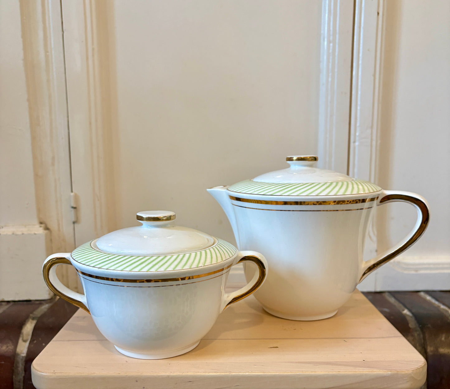 Théière et pot à sucre vintage - Arizona de Salins