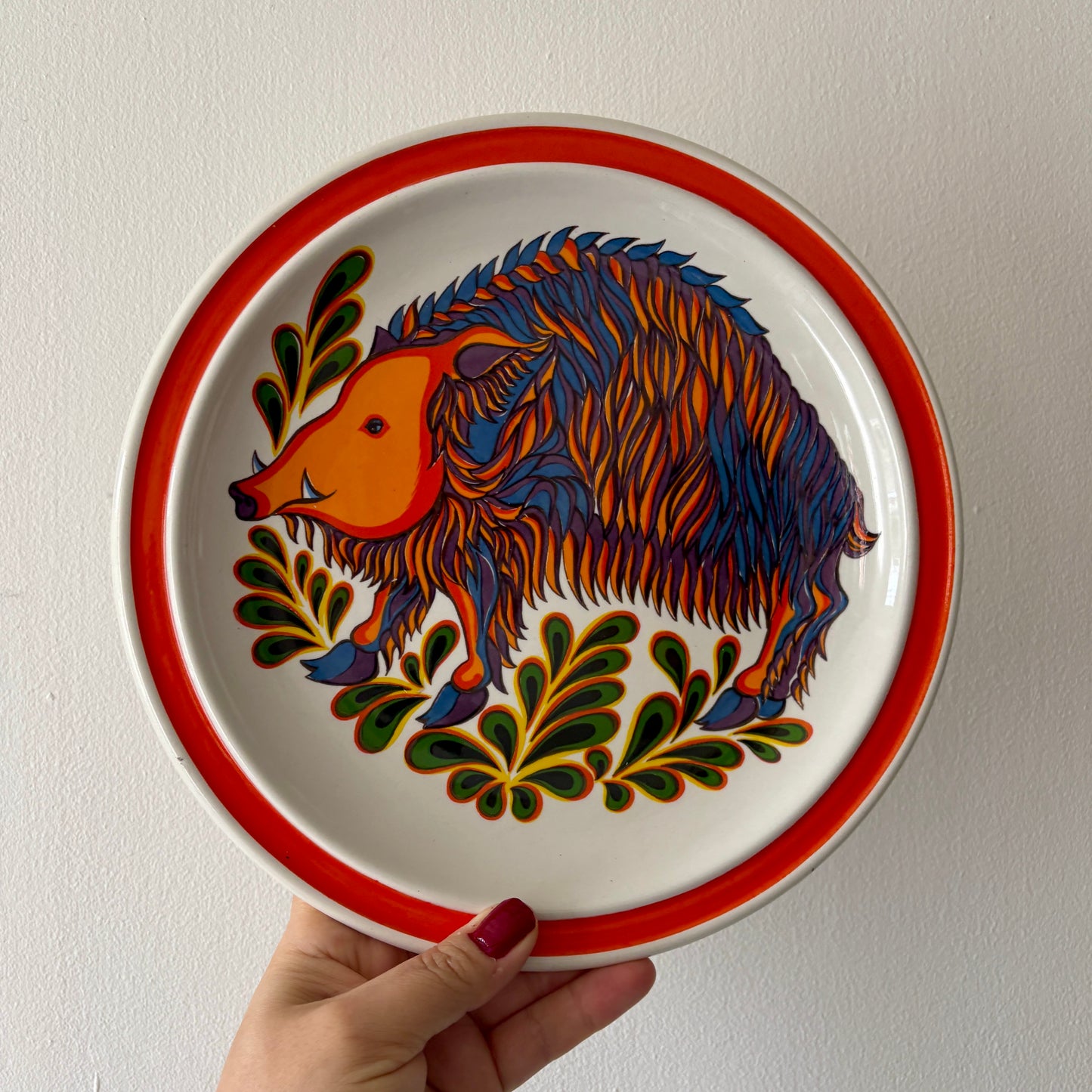 Service à gibier vintage Lunéville