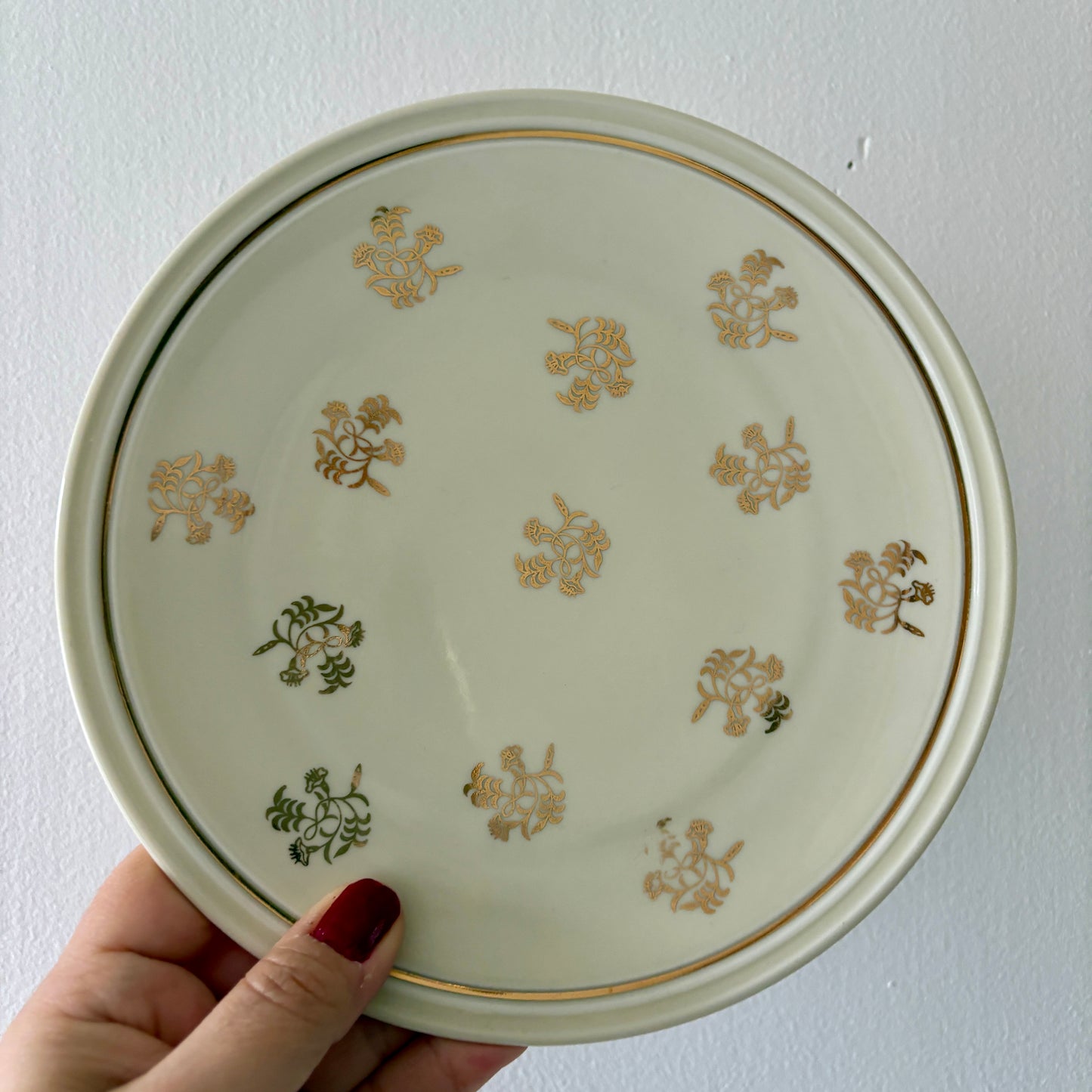 Lot de 11 assiettes à dessert vintage en porcelaine de Limoges