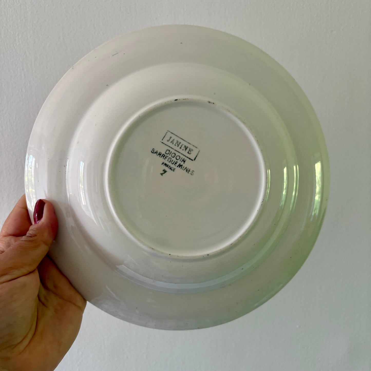 Lot de 8 assiettes creuses vintage dépareillées