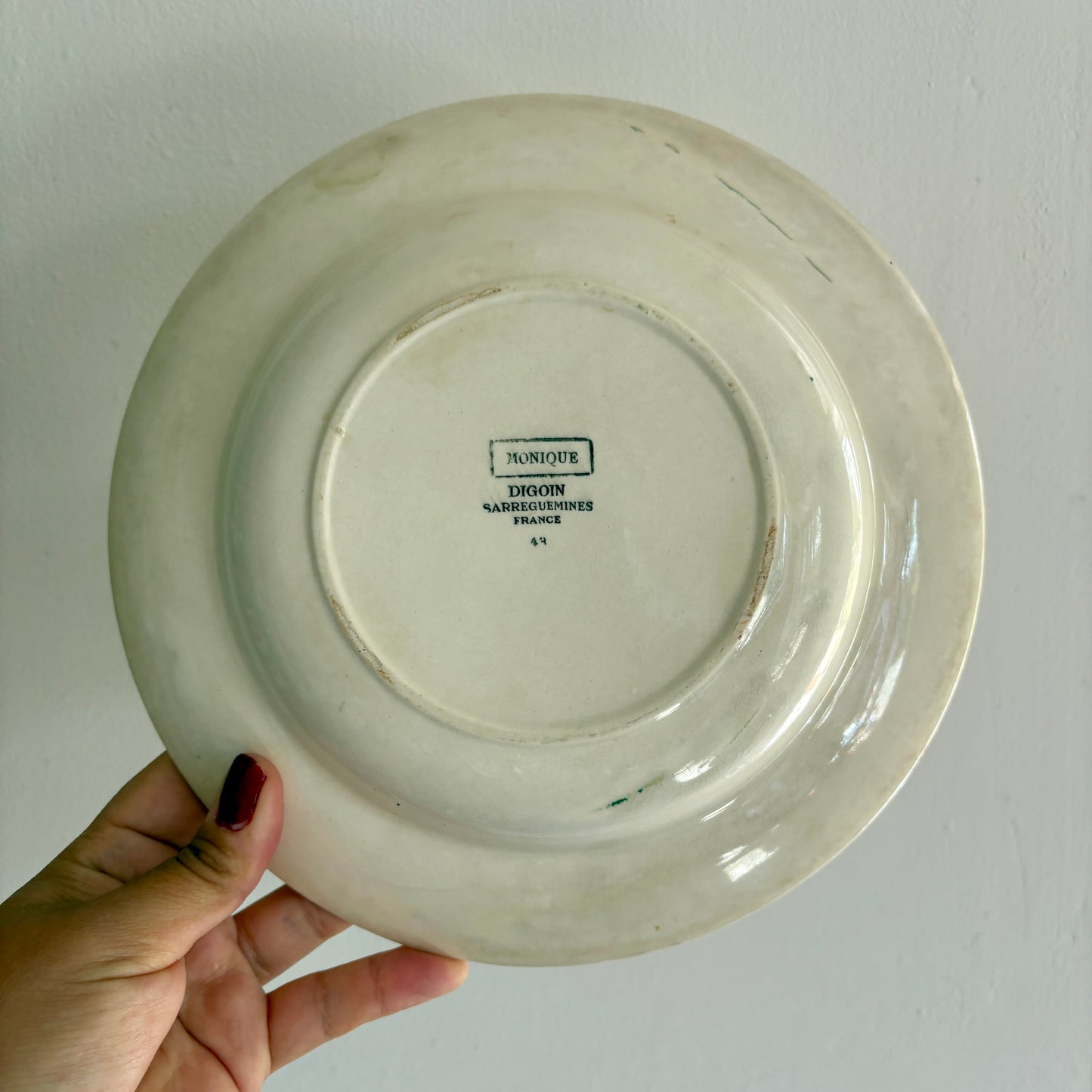 Lot de 6 assiettes creuses vintage dépareillées