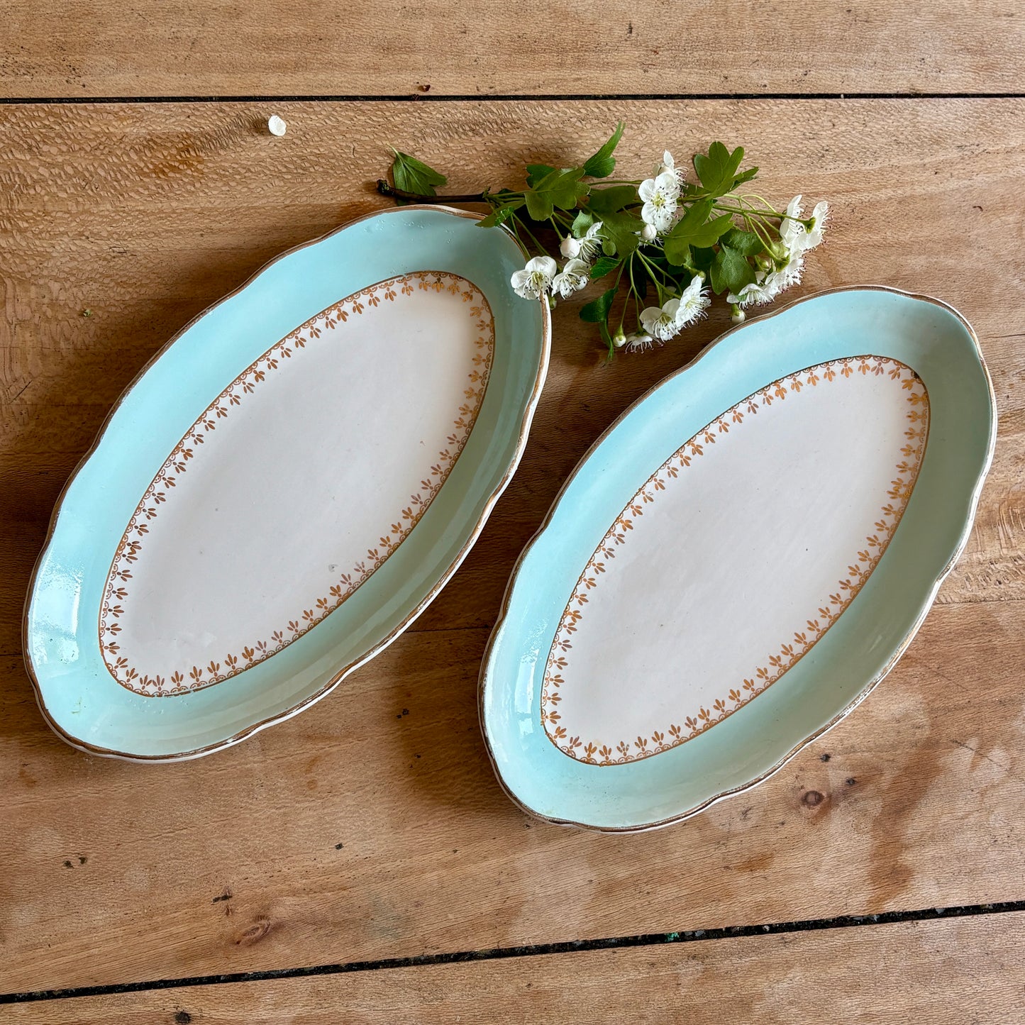 Lot de 2 raviers vintage - modèle Pierre de Sarreguemines -