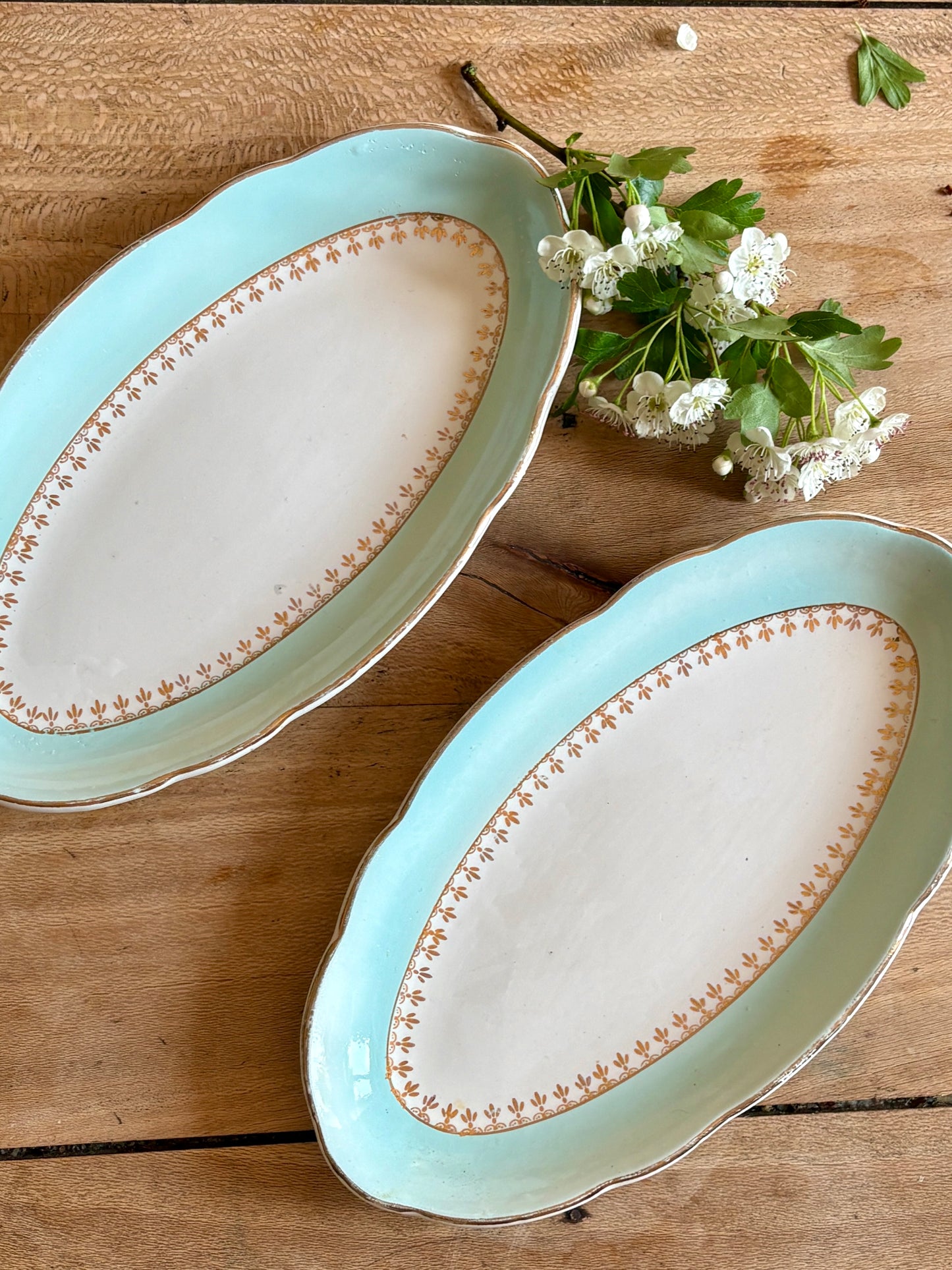 Lot de 2 raviers vintage - modèle Pierre de Sarreguemines -