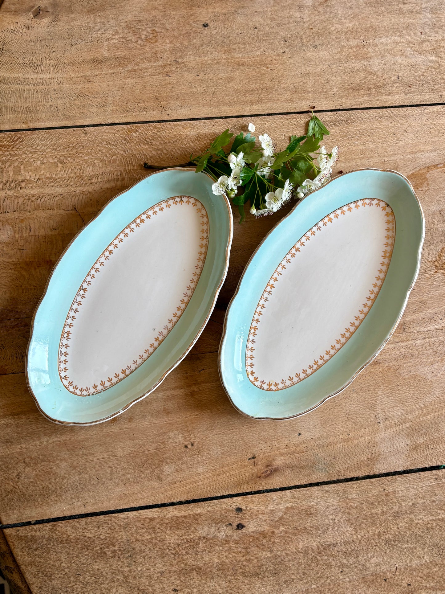 Lot de 2 raviers vintage - modèle Pierre de Sarreguemines -