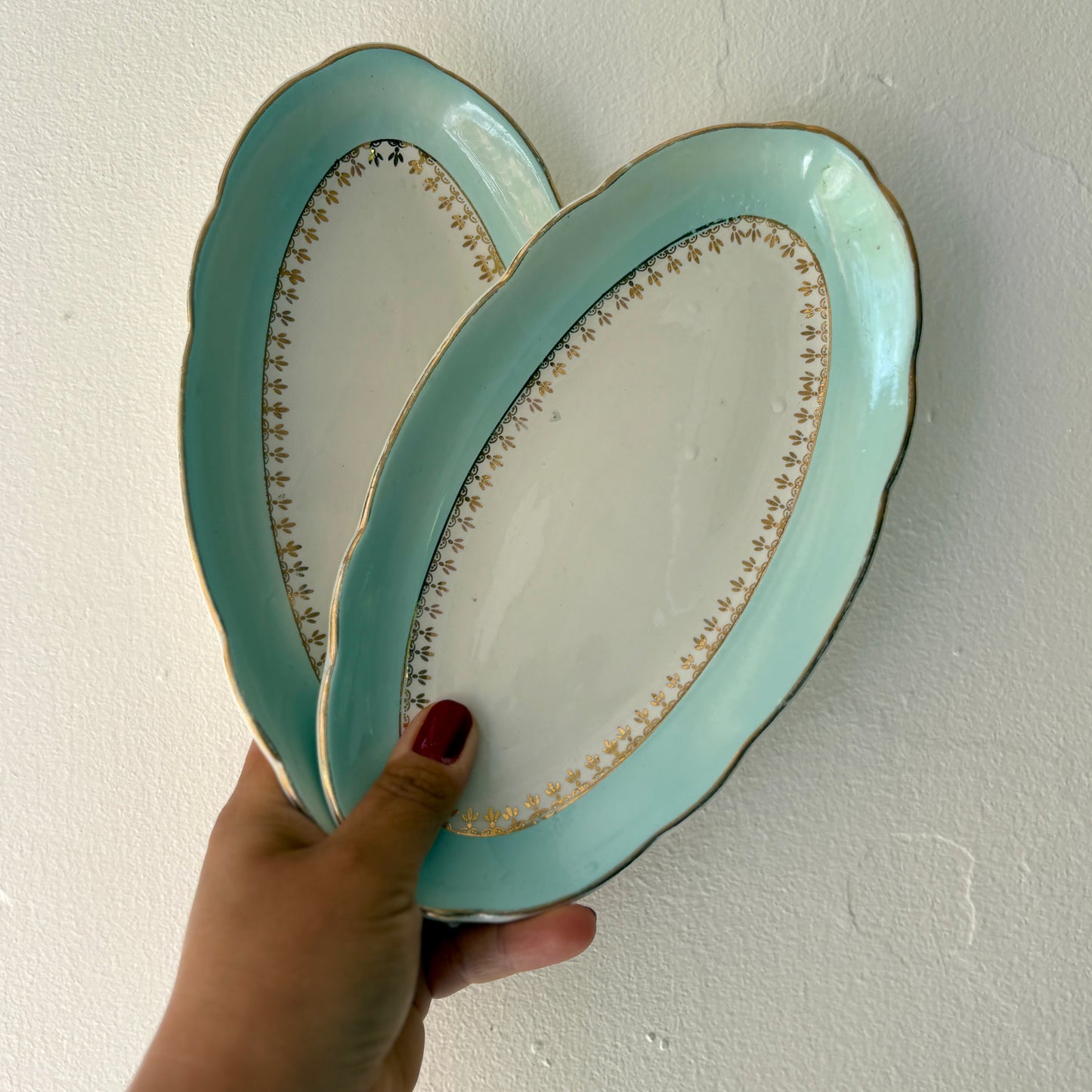 Lot de 2 raviers vintage - modèle Pierre de Sarreguemines -