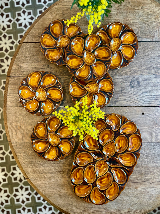 Service à huître vintage Vallauris