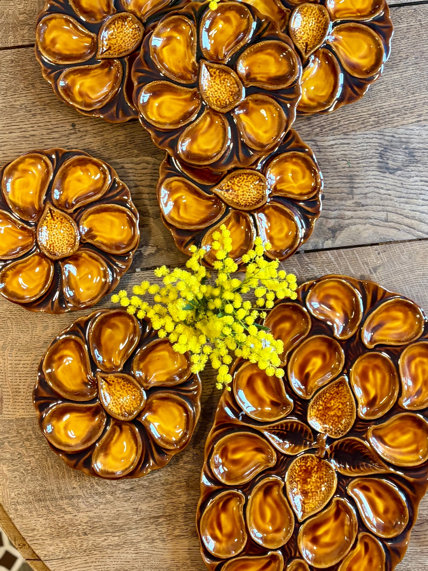 Service à huître vintage Vallauris