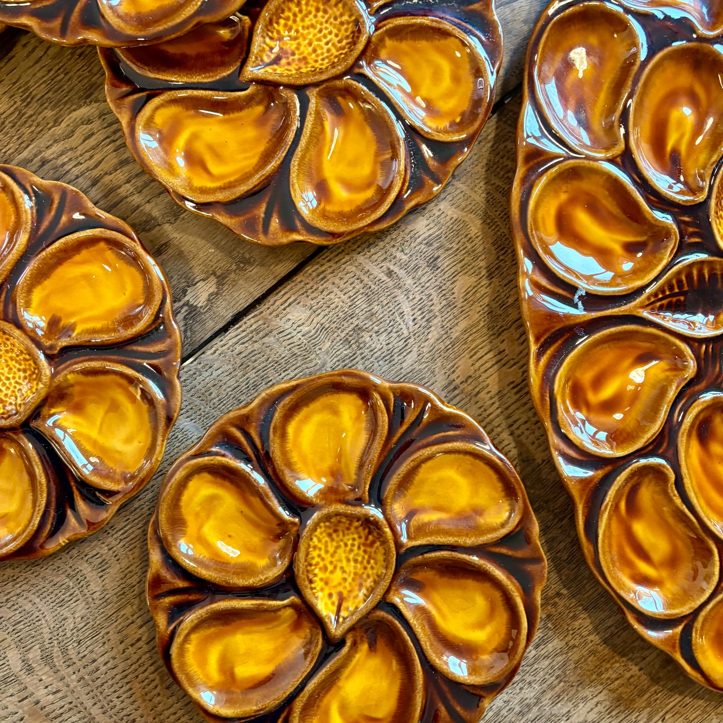 Service à huître vintage Vallauris