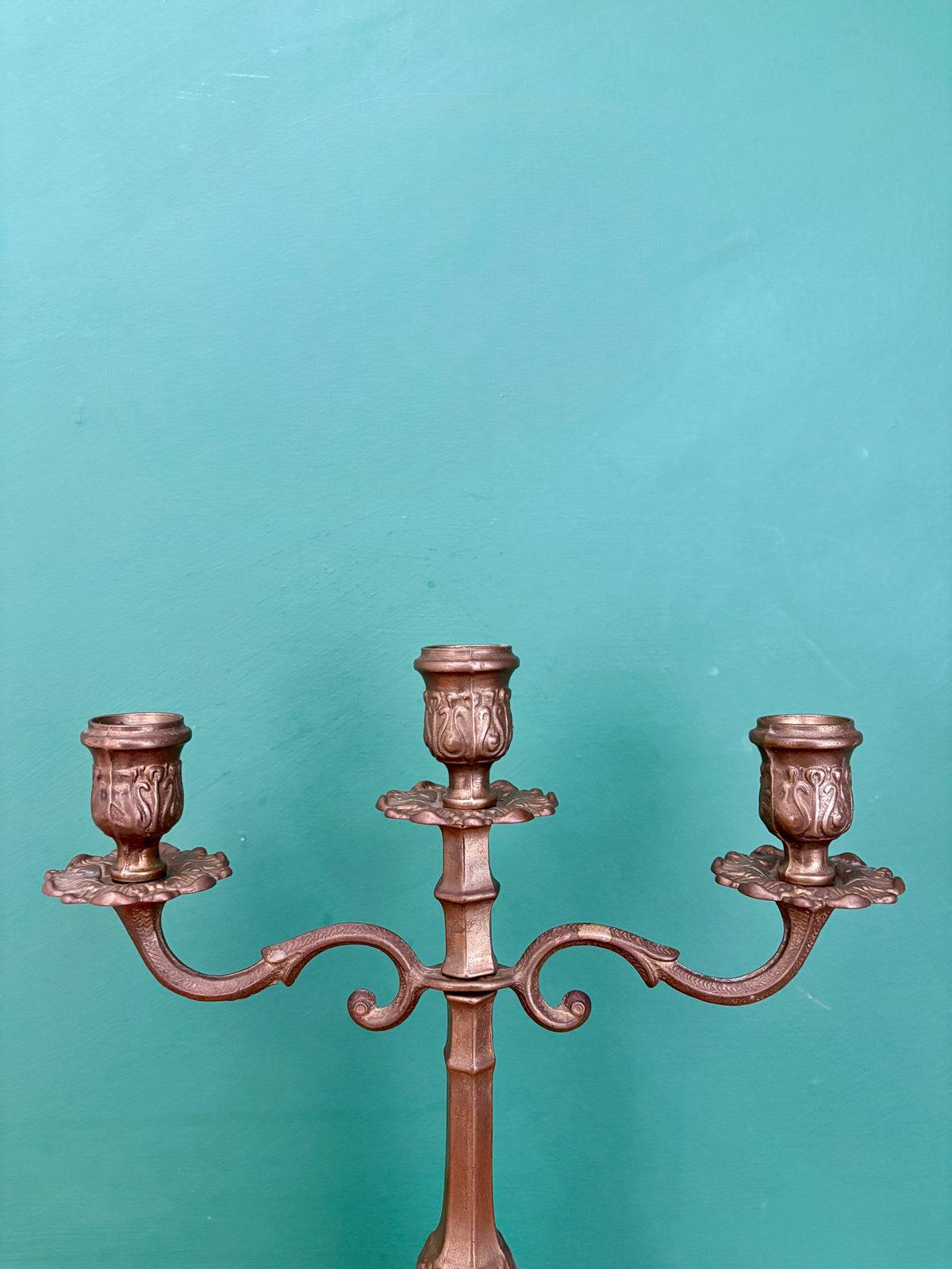 Paire de chandeliers vintage