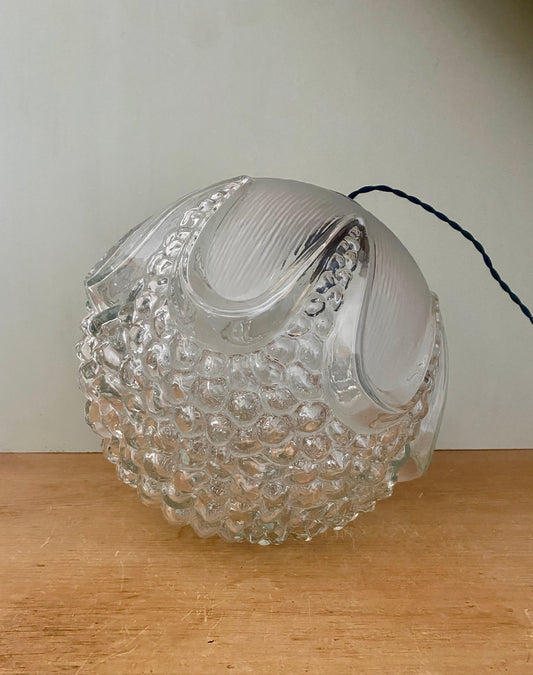 Baladeuse globe vintage en verre XL