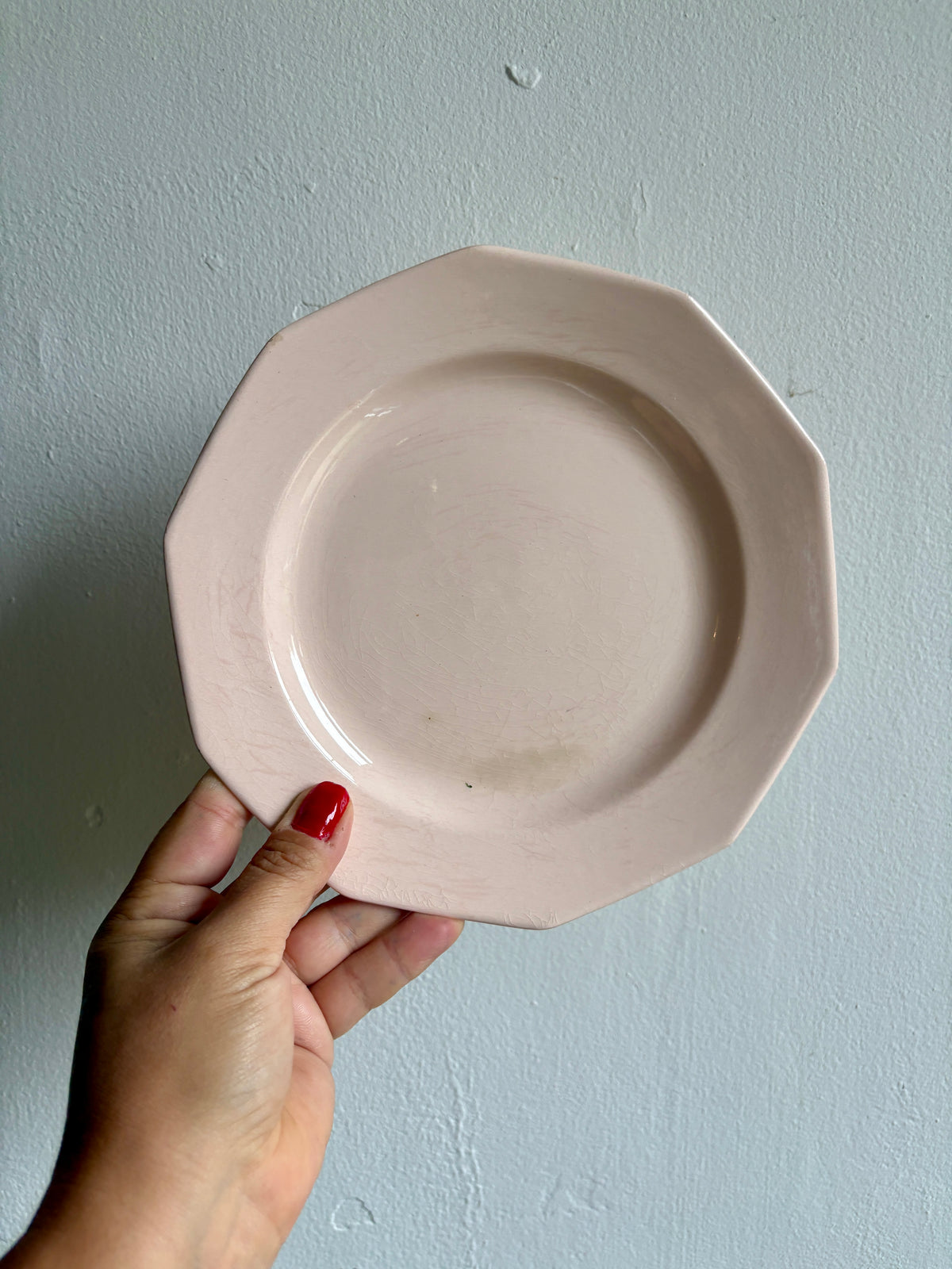 Lot de 6 assiettes à dessert vintage Saint Amand