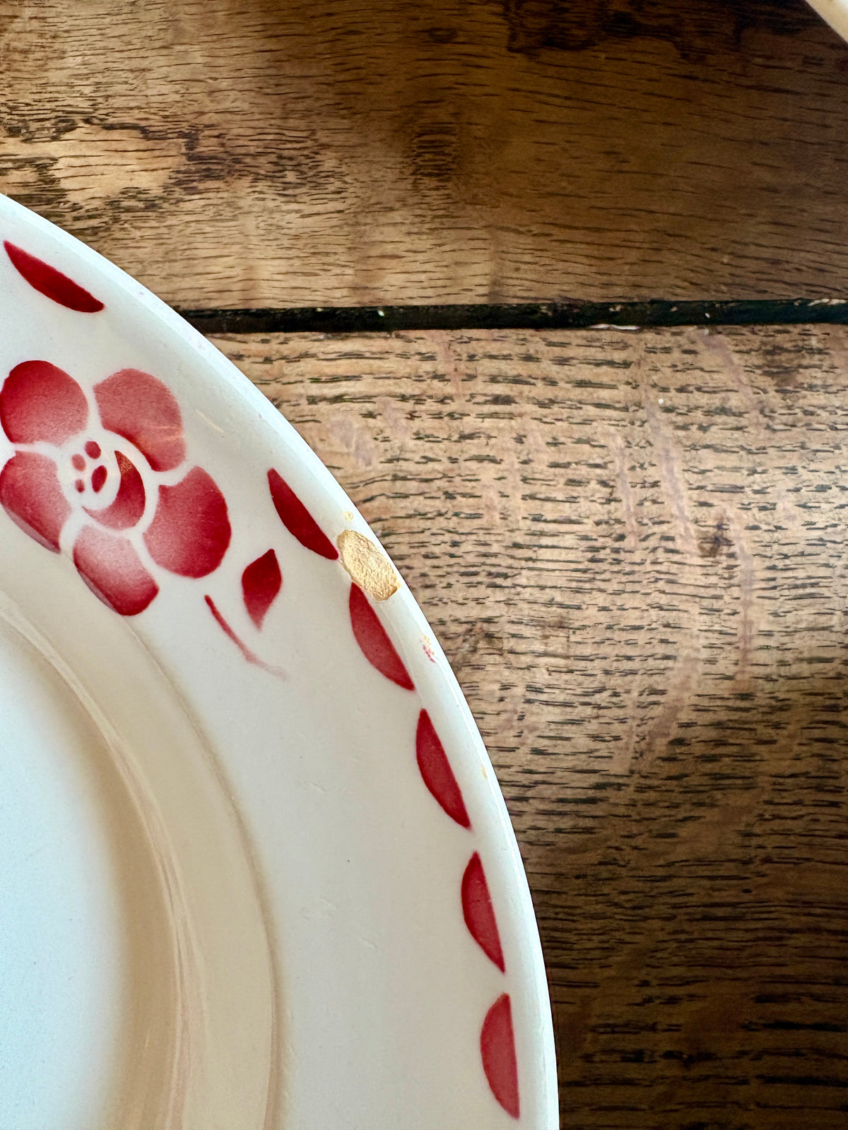 Lot de 6 assiettes creuses vintage Modèle Jane de Céranord